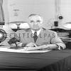 President Harry S. Truman reads prepared speech after dropping of atomic bomb on ...HD Stock Footage